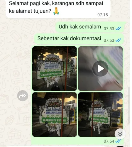 Pengiriman Papan Bunga Selamat Kudus