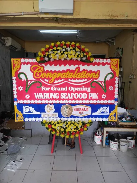 Papan Bunga Ucapan Selamat Kudus